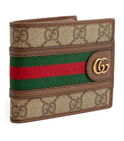 gucci bi fold id wallet|Gucci wallet bifold men authentic.